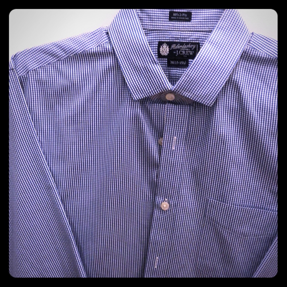 J Crew Factory spread collar dress shirt